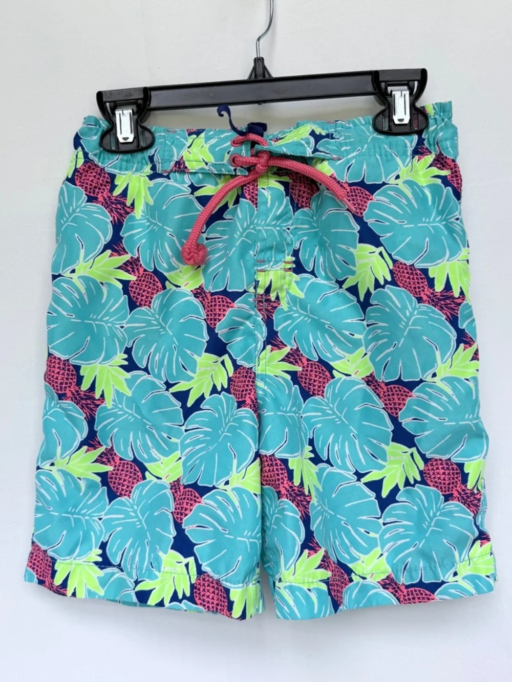 J. Khaki Turquoise Tag with Navy and Neon Yellow Accent